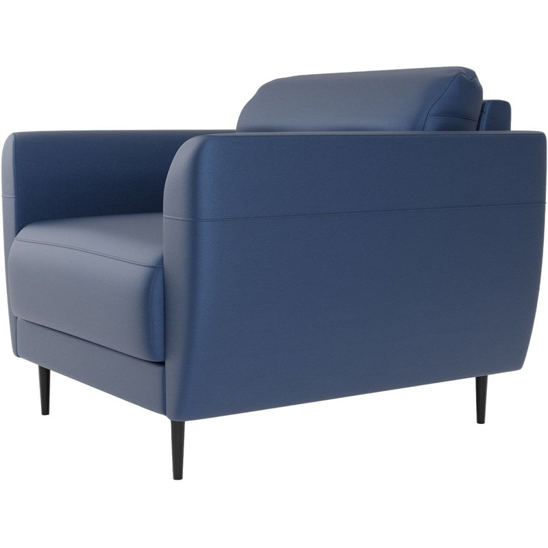 Изображение товара Кресло Релакс Монако Lounge синее (искусственная кожа)