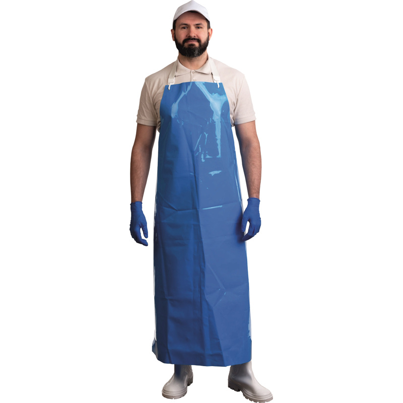 Изображение товара Защитный фартук Ларипол 90x130 см полиуретановый синий влагостойкий