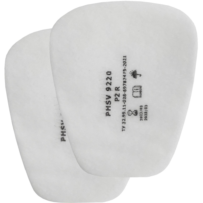 Изображение товара Предфильтр противоаэрозольный PHSV 9220 P2 R 2 шт. для противогазов серии 9000