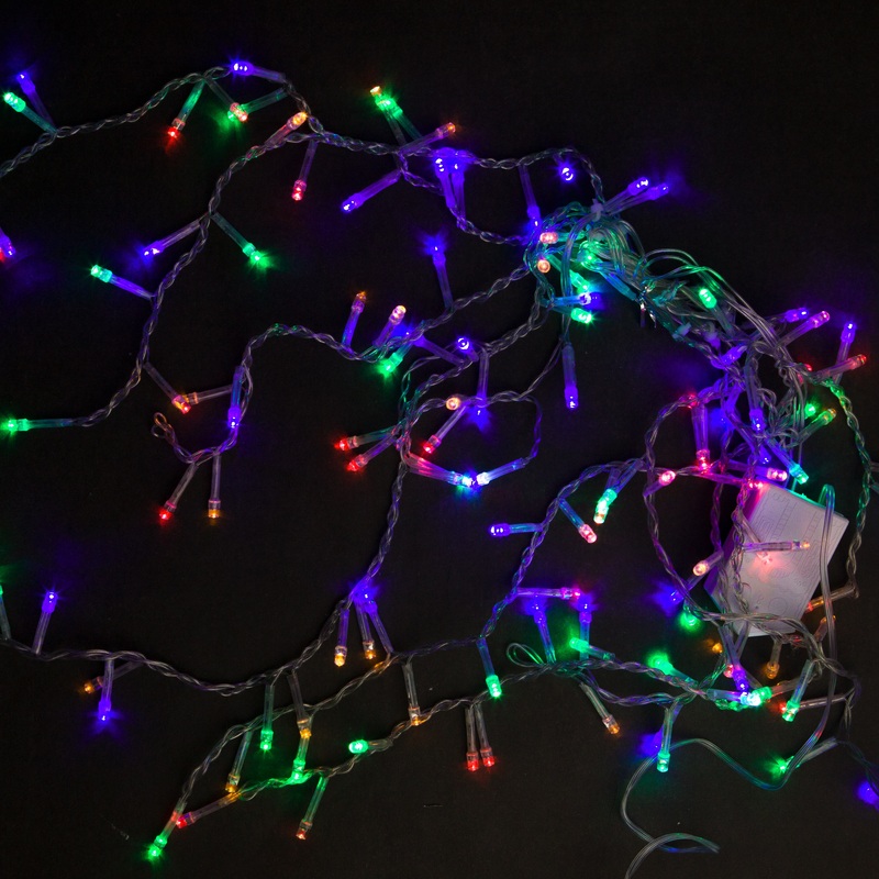 Изображение товара Гирлянда светодиодная Бахрома-арка разноцветный свет 126 светодиодов 1x1 м