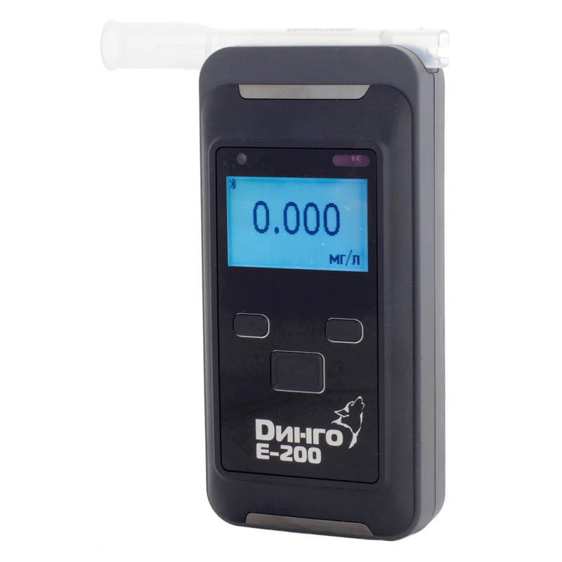 Изображение товара Алкотестер Динго Е-200 с поверкой для точного измерения алкоголя
