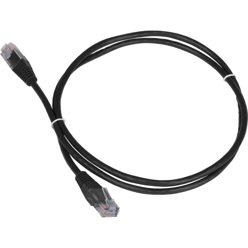 Изображение товара Патч-корд витая пара TWT TWT-45-45-0.3-BK 5e 0.3 м для Ethernet
