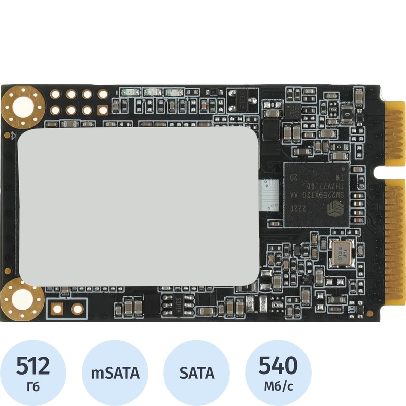 Изображение товара SSD накопитель Netac N5M 512ГБ mSATA SATA 3D TLC