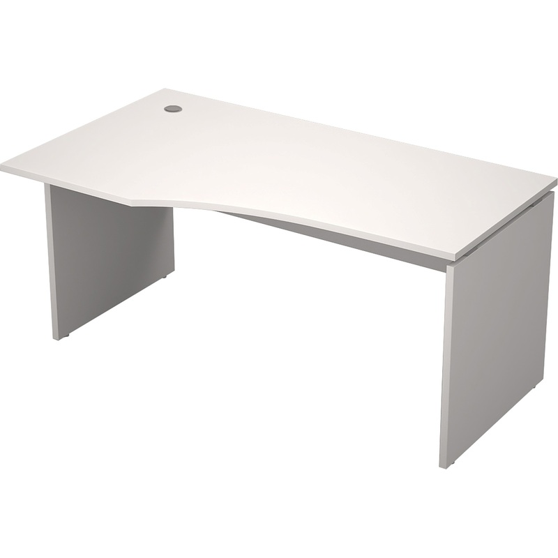 Изображение товара Эргономичный левый стол Avance 6С.020 белый 1600х900х750 мм для офисов и дома