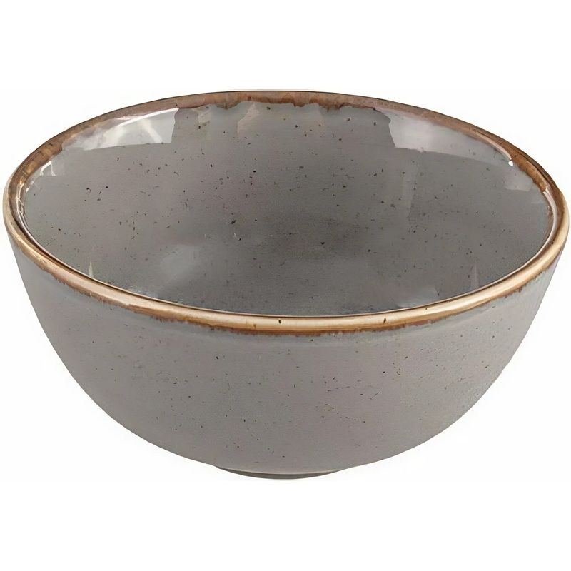 Изображение товара Набор салатников фарфоровый Porland Seasons 13 см 335 мл темно-серый 6 шт