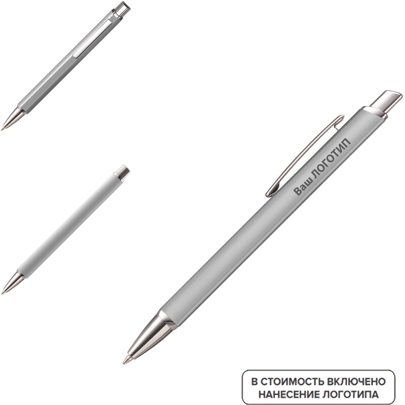 Изображение товара Ручка шариковая автоматическая Penta синяя 1 мм с гравировкой