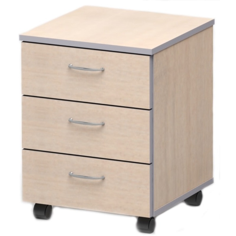 Изображение товара Тумба подкатная СП-Бюджет 2556 с тремя ящиками