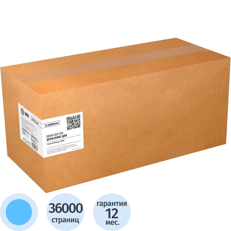 Изображение товара Фотобарабан Cactus CS-DUEXV34C 3400 голубой совместимый для Canon