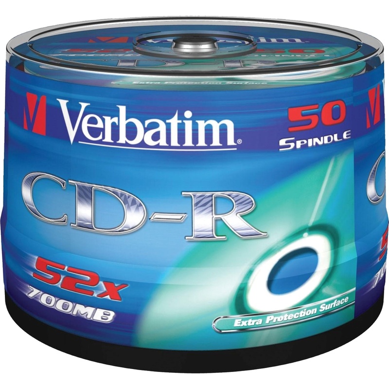Изображение товара Verbatim CD-R 0 7 ГБ 52xcake box 50 шт