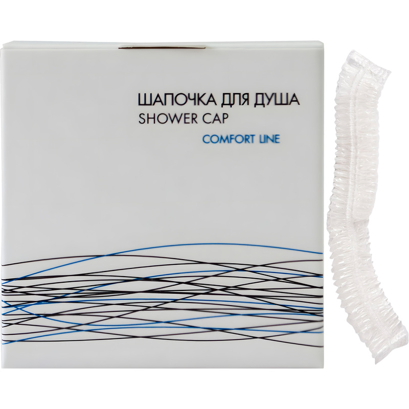 Изображение товара Шапочка для душа Comfort Line 250 штук в упаковке бесцветная Россия