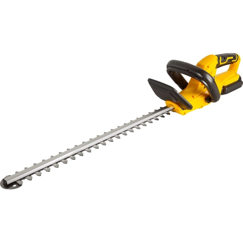 Изображение товара Кусторез аккумуляторный Huter GET-20H с двусторонним ножом и 520 мм лезвиями