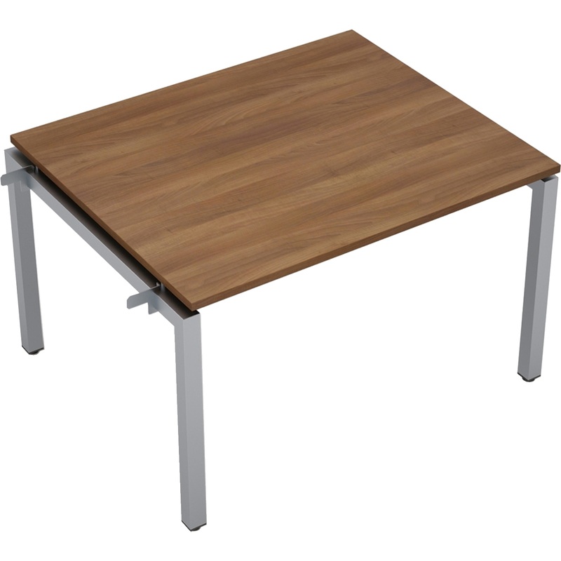 Изображение товара Элемент стола для переговоров Avance 6МПН.502 шамони тёмный/алюминий матовый 1200х1000х750 мм