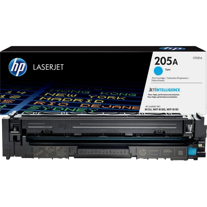 Изображение товара Лазерный картридж HP 205A CF531A голубой оригинальный для лазерных принтеров