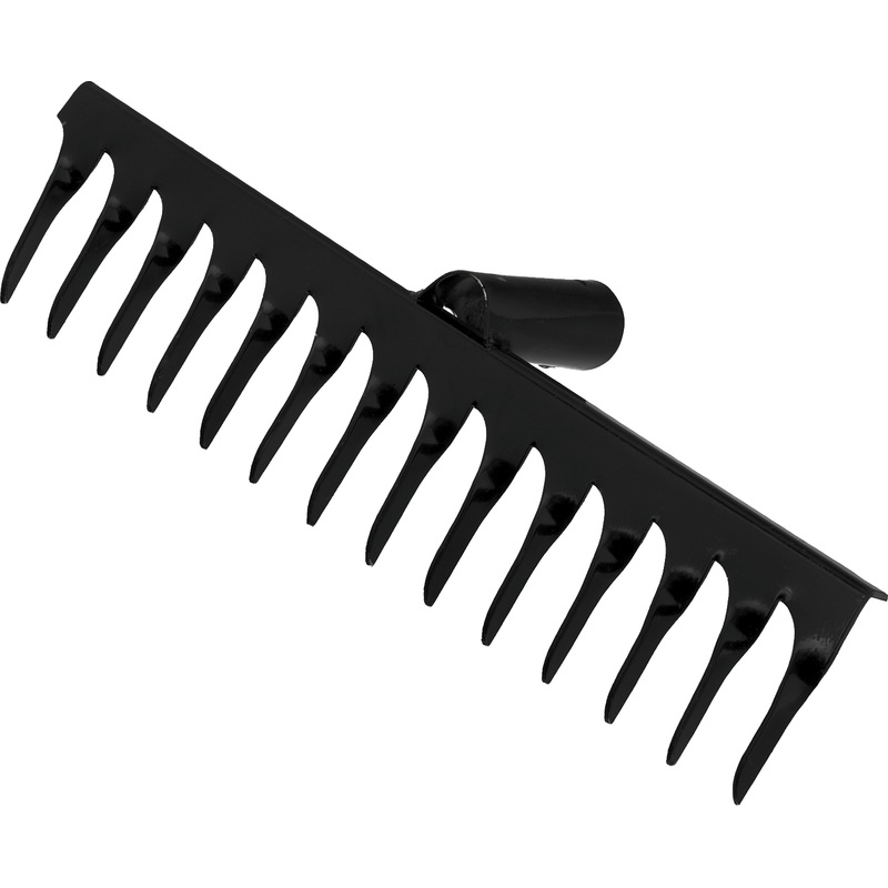 Изображение товара Грабли витые Сибртех без черенка 14 зубьев 30 см