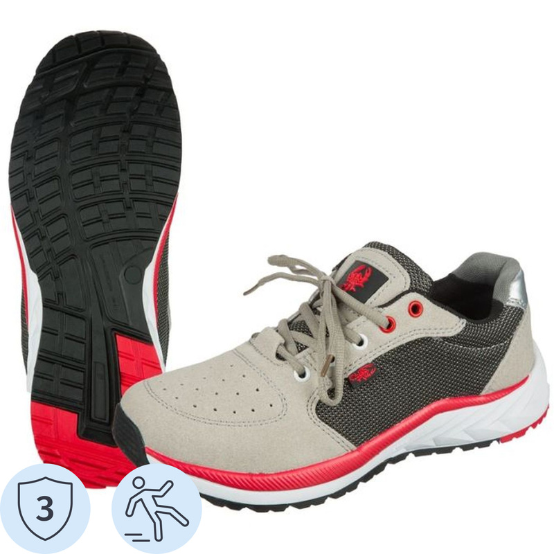 Изображение товара Кроссовки рабочие Скорпион Экшен из микрофибры и ЭВА-резины серые 44 размер