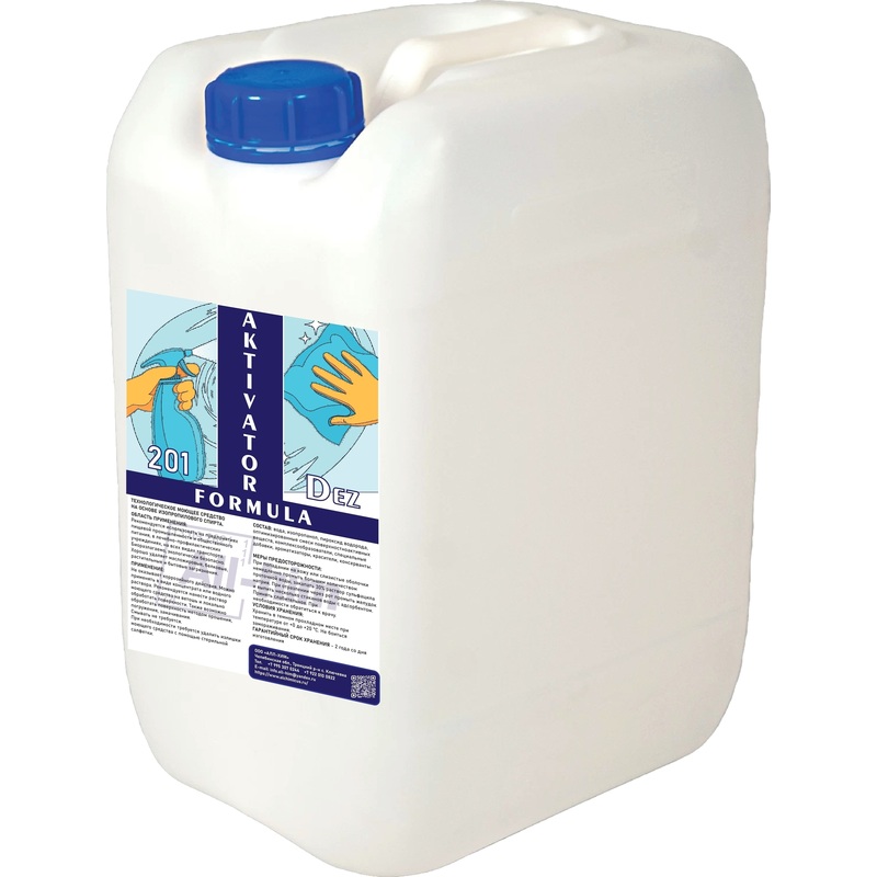 Изображение товара Моющее средство Formula Aktivator 201 Dez 5 кг для эффективной уборки