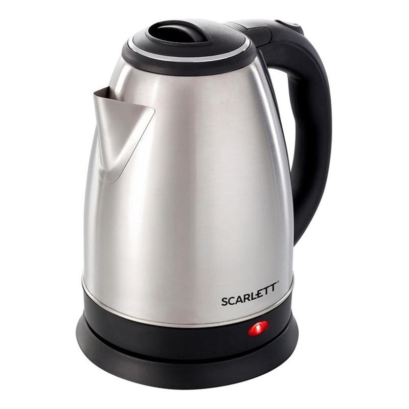 Изображение товара Электрический чайник Scarlett SC-EK21S26 серебристый 2L автоматический