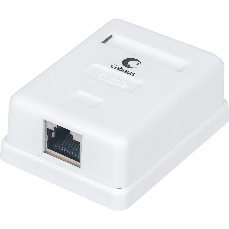 Изображение товара Розетка RJ-45 Cat 5e Cabeus WS-8P8C-CAT.5E-SH-1 для сети Ethernet