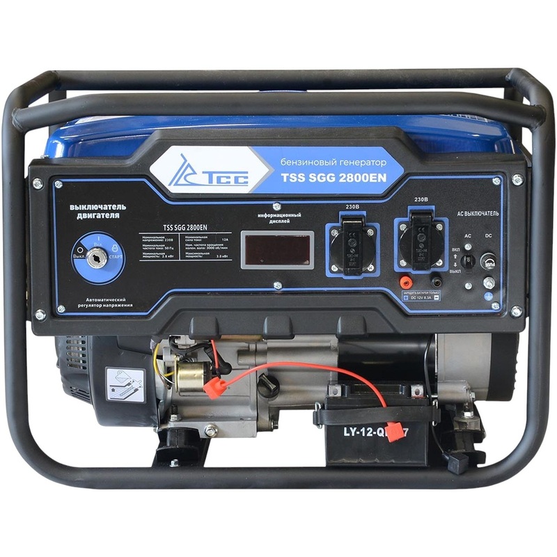 Изображение товара Бензиновый генератор ТСС SGG 2800EN резервное энергоснабжение 3 кВт