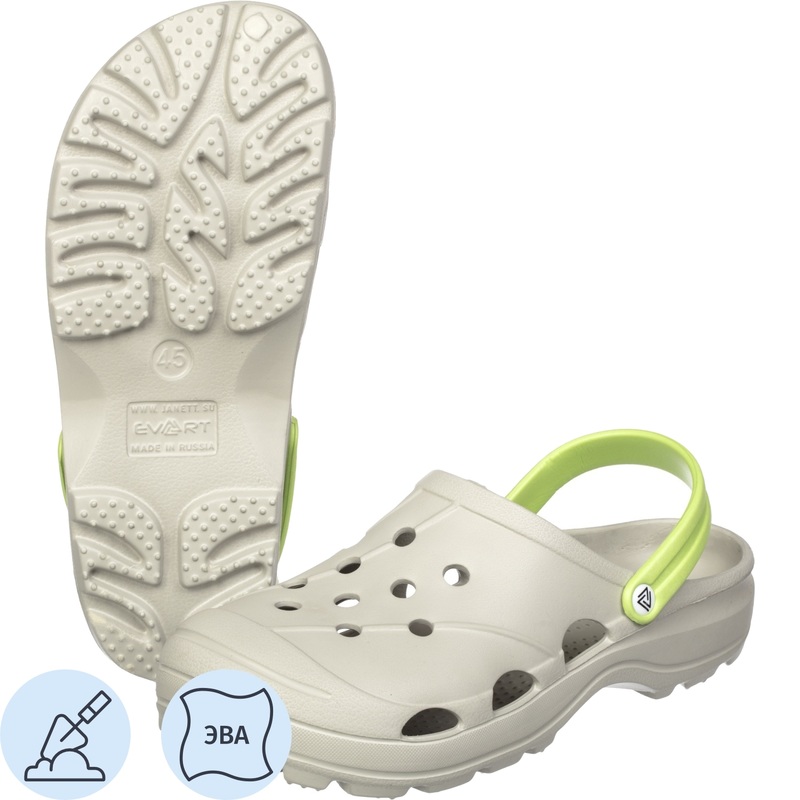 Изображение товара Сабо мужские Evart Ола ЭВА серые с ремешком размер 40