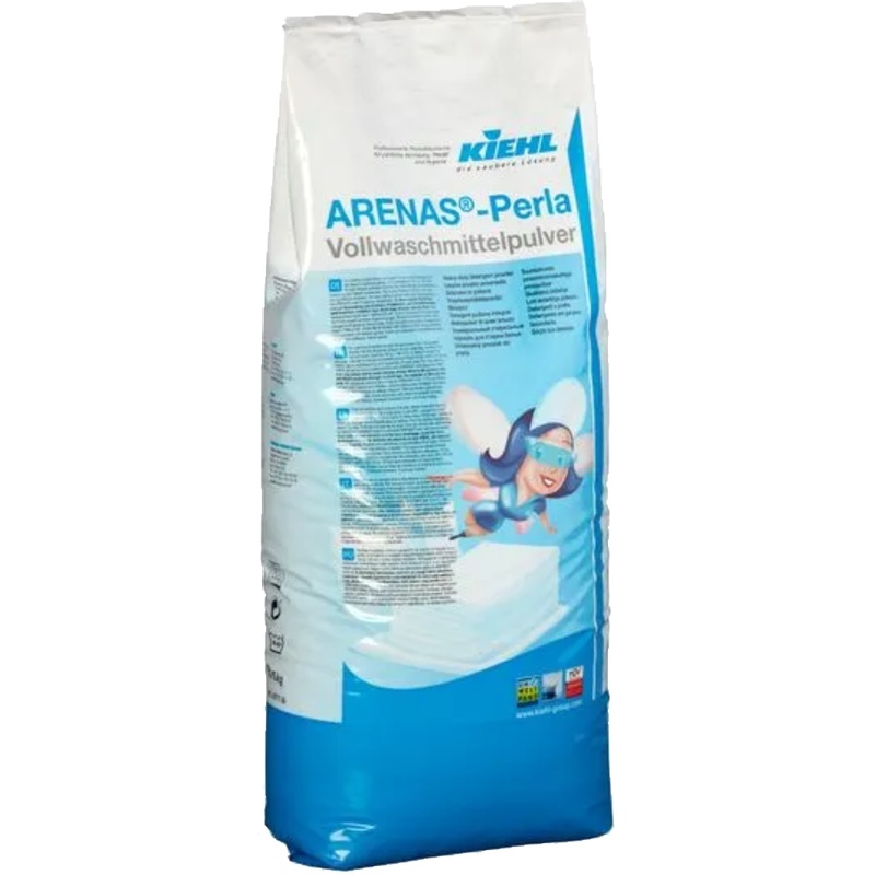 Изображение товара Порошок стиральный автомат Arenas Perla 15 кг для белого и цветного белья