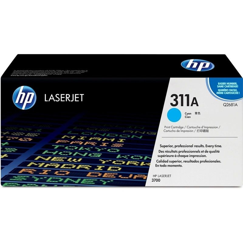 Изображение товара Картридж лазерный HP 311A Q2681A голубой оригинальный уценка