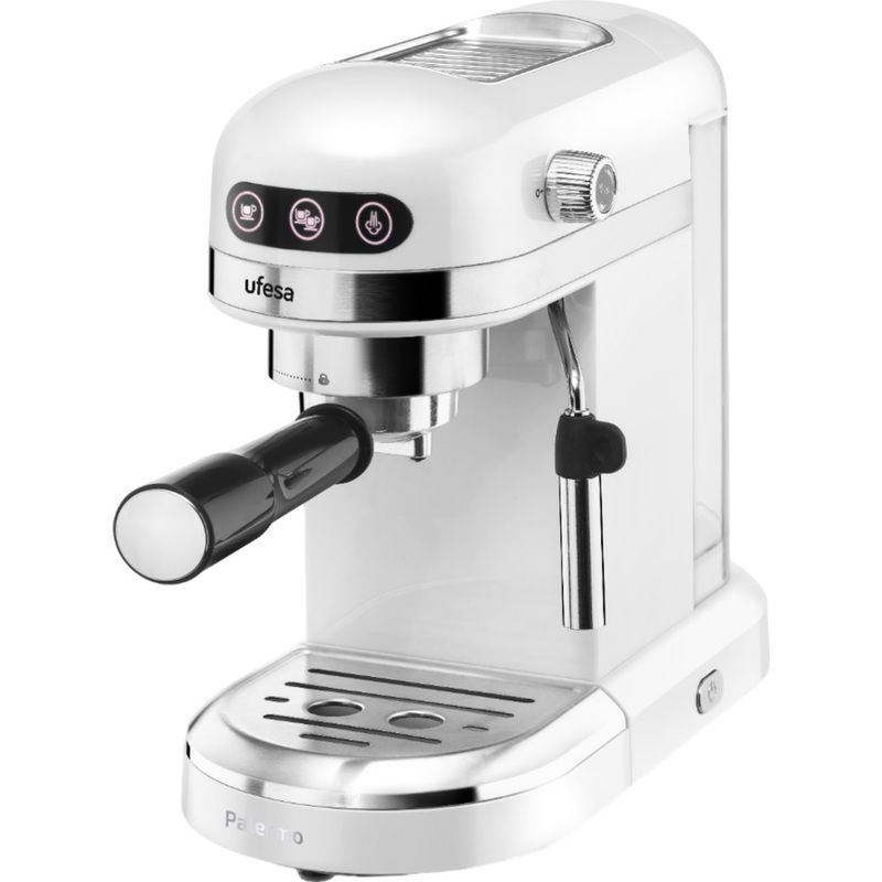 Изображение товара Кофеварка рожковая Ufesa Palermo White с давлением 20 бар для ароматного кофе