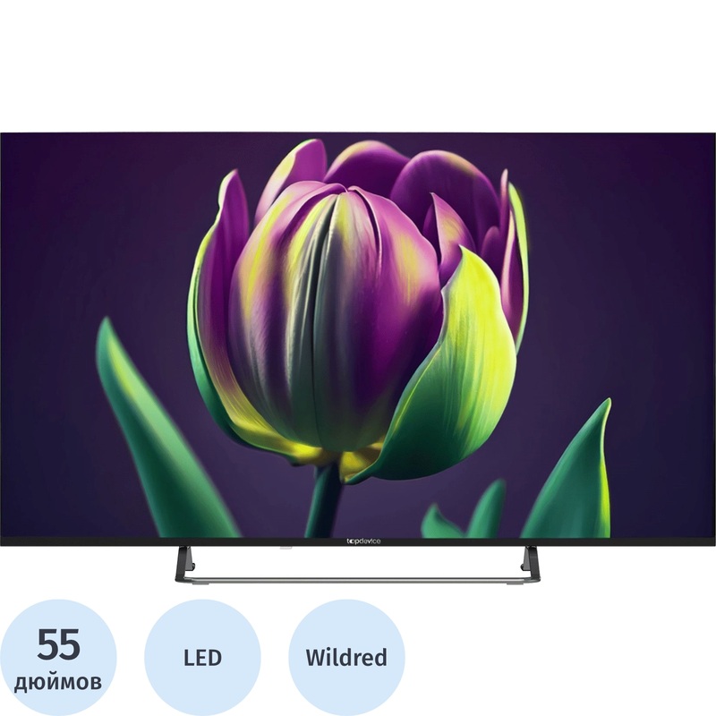 Изображение товара Телевизор 55 Topdevice TDTV55CS06U_BK 4K Smart TV LED