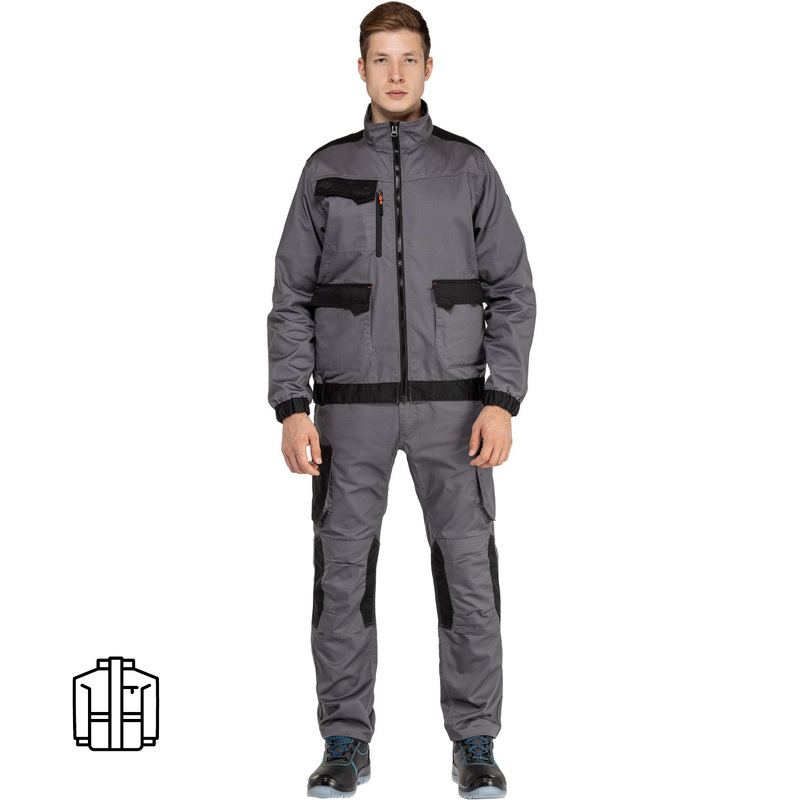 Изображение товара Мужская рабочая летняя куртка MACH2 серого цвета от Delta Plus