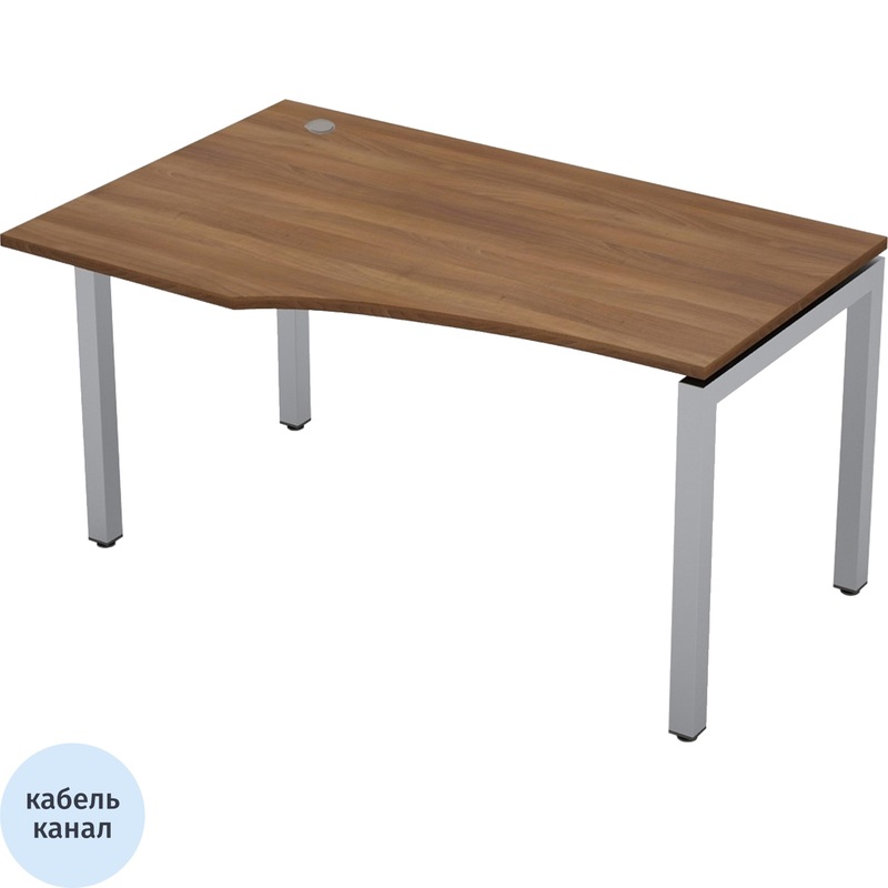 Изображение товара Стол эргономичный Avance 6М.522 левый шамони тёмный 1400х900х750 мм
