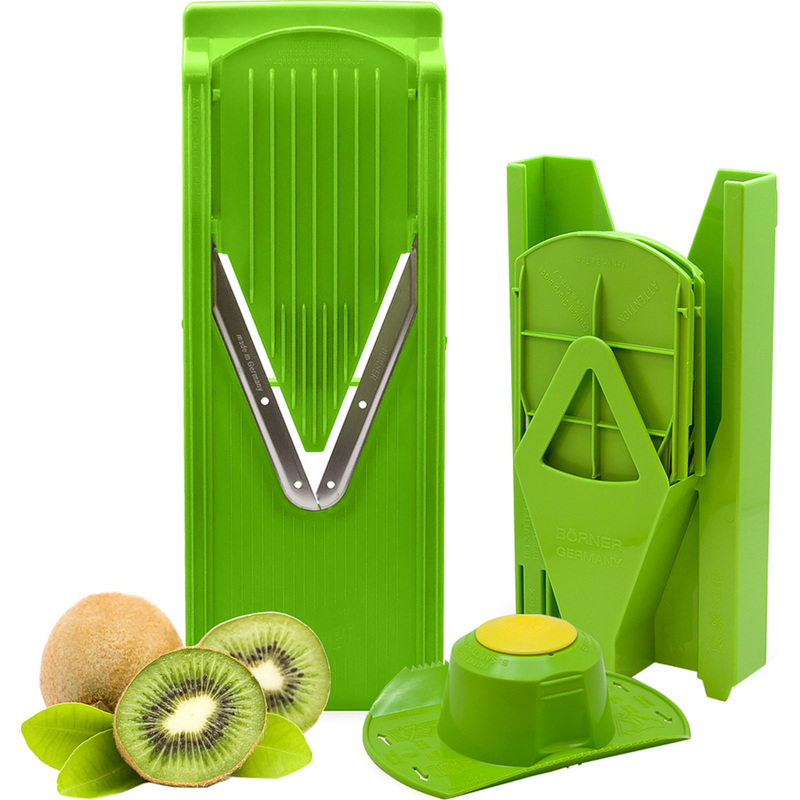 Изображение товара Овощерезка Borner Trend салатовая (6 предметов комплекте)