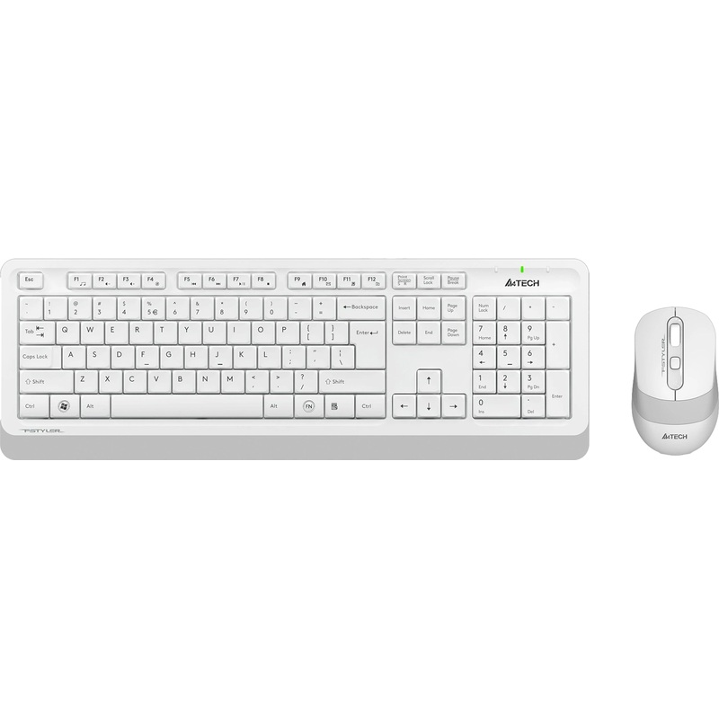 Изображение товара Уценка. Комплект беспроводной клавиатура и мышь A4Tech Fstyler FG1010 (1147575)