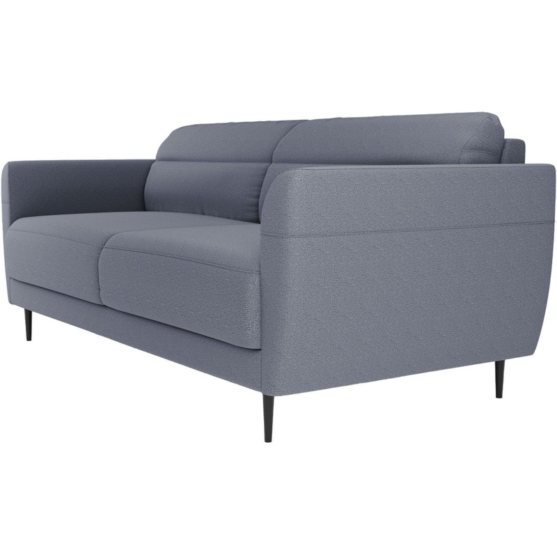 Изображение товара Диван трехместный Finsoffa Релакс Монако Lounge серый ткань стильный современный