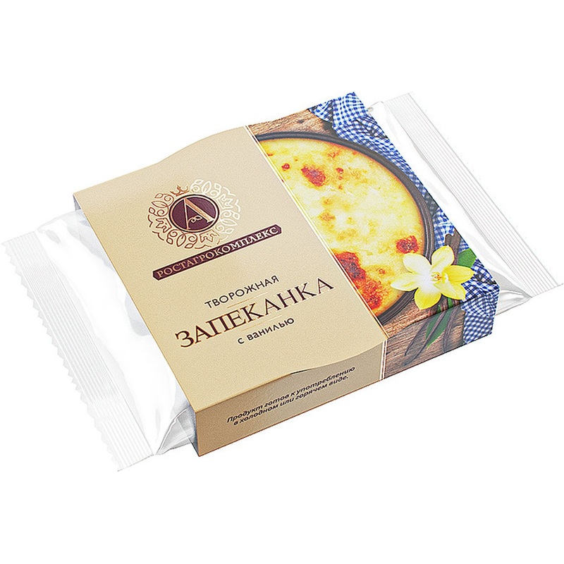 Изображение товара Запеканка А.Ростагрокомплекс творожная с ванилью 16% 100 г