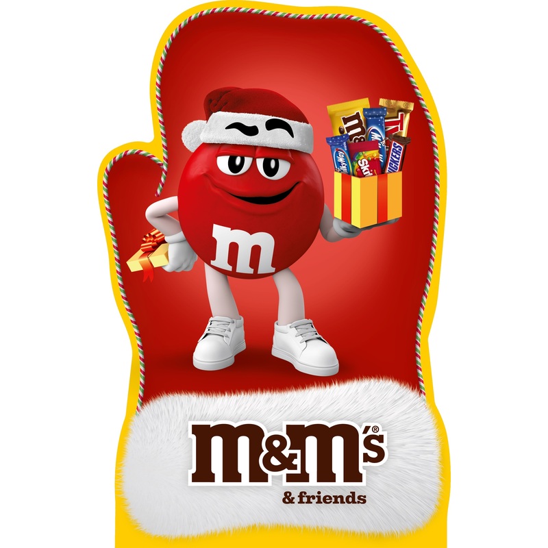 Изображение товара Конфеты M&Ms and Friends Варежка 167 г. Подарочный набор