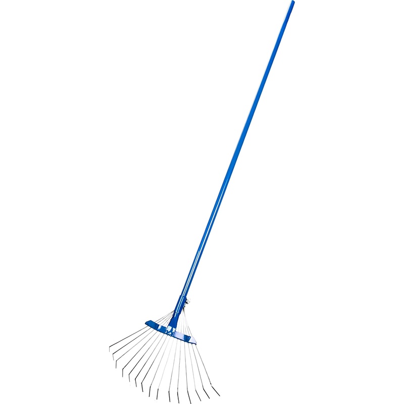 Изображение товара Грабли веерные РусТрейд с черенком 15 зубьев 30 см