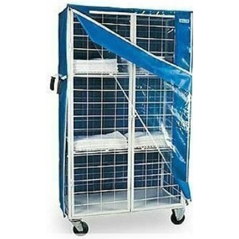 Изображение товара Тележка для сбора белья ОЛДАК ТБ 12 с 4 колесами и водонепроницаемым чехлом