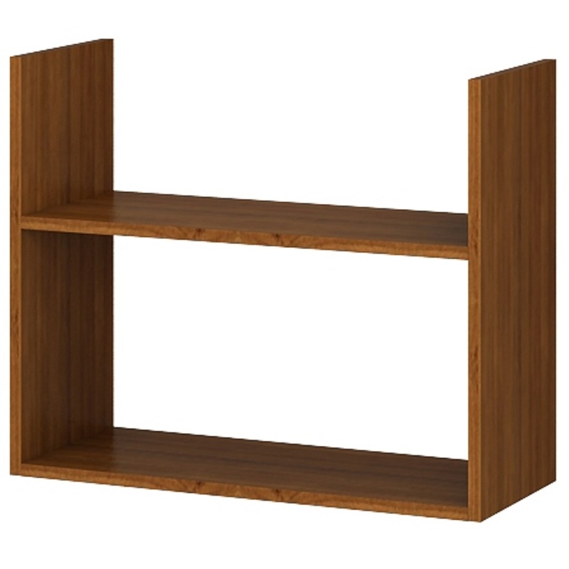 Изображение товара Навесная полка Бюджет 632х596 мм орех французский, ЛДСП, сборка