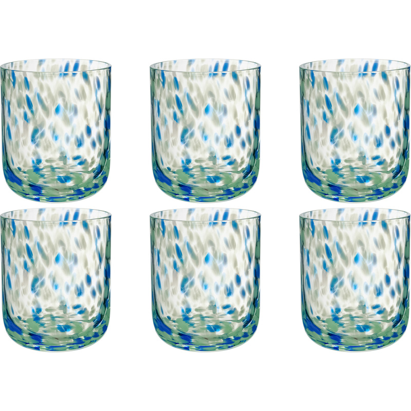 Изображение товара Стакан олд фэшн MGline Аквамарин стеклянный 350 мл 6 штук в упаковке
