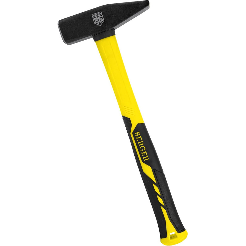 Изображение товара Молоток слесарный Berger BG1515 800 г с двухкомпонентной рукояткой