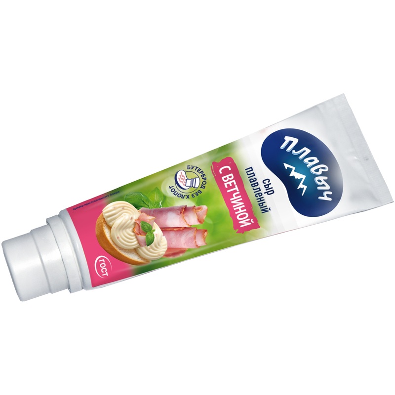 Изображение товара Плавленый сыр Плавыч с ветчиной 50% 150 г мягкая упаковка Россия