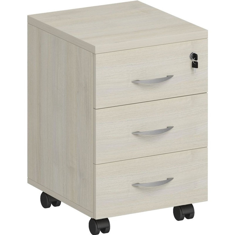 Изображение товара Тумба подкатная Комфорт К.301 с замком и 3 ящиками