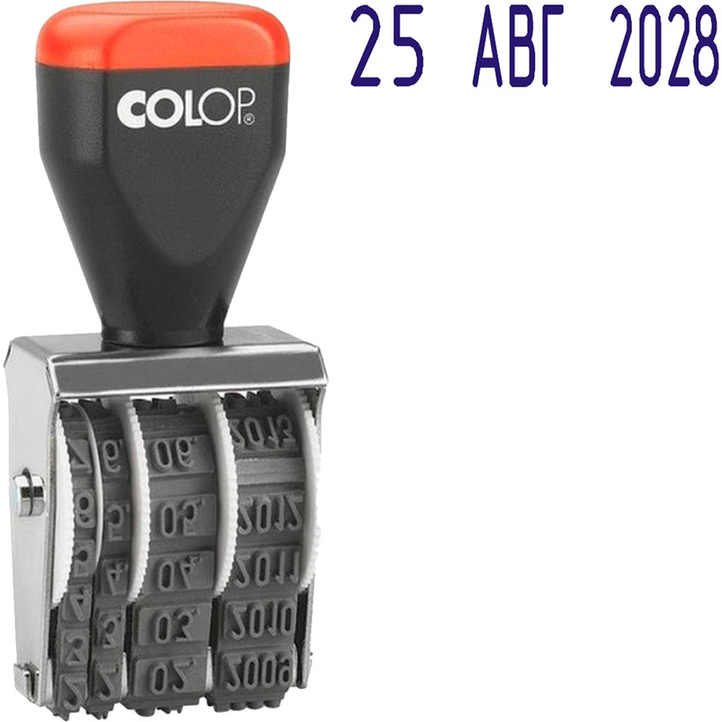 Изображение товара Датер ручной Colop 09000 (месяц обозначается буквами, 9 мм)