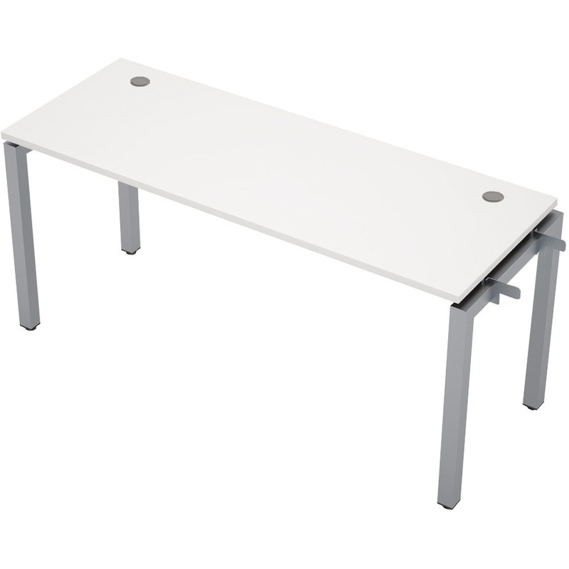 Изображение товара Элемент Avance 6МБН.5164 белый/алюминий матовый для офисных систем 1600х600х750 мм