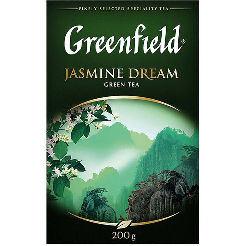 Изображение товара Чай листовой зеленый Greenfield Jasmine Dream 200 г с жасмином