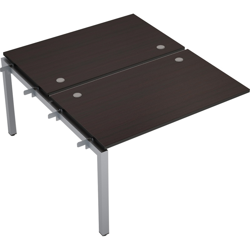 Изображение товара Рабочая станция Avance 6МБС.5278 двухместная венге/алюминий матовый