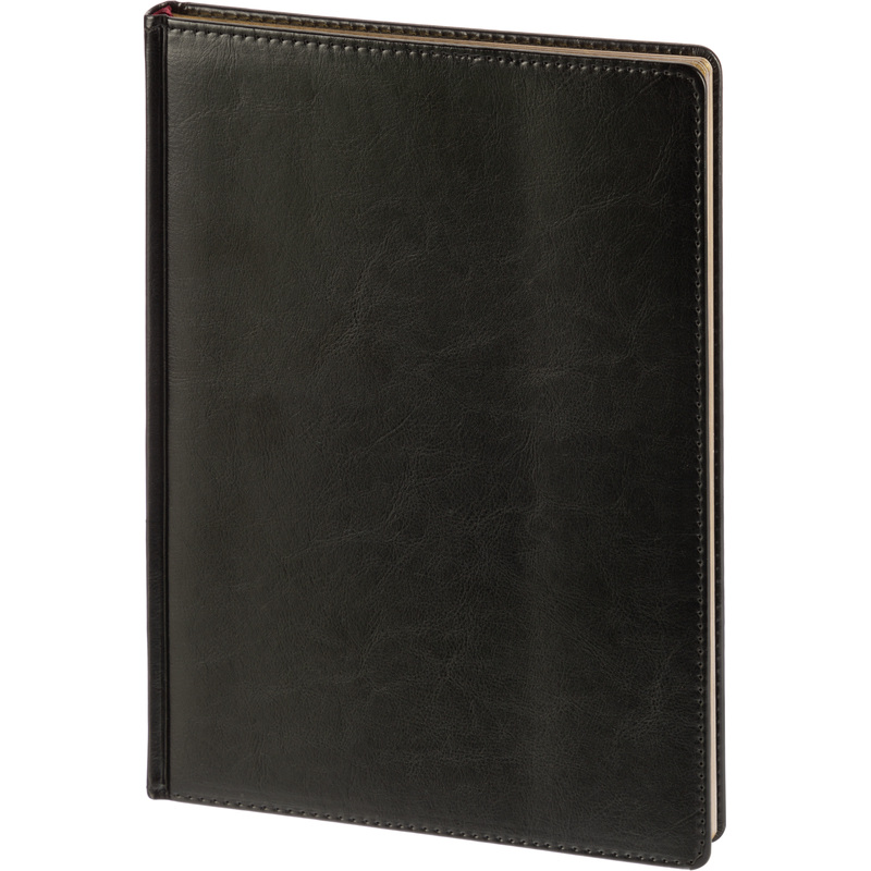 Изображение товара Ежедневник недатированный Attache Sidney Nebraska искусственная кожа А4 136 листов чёрный (золотистый обрез)