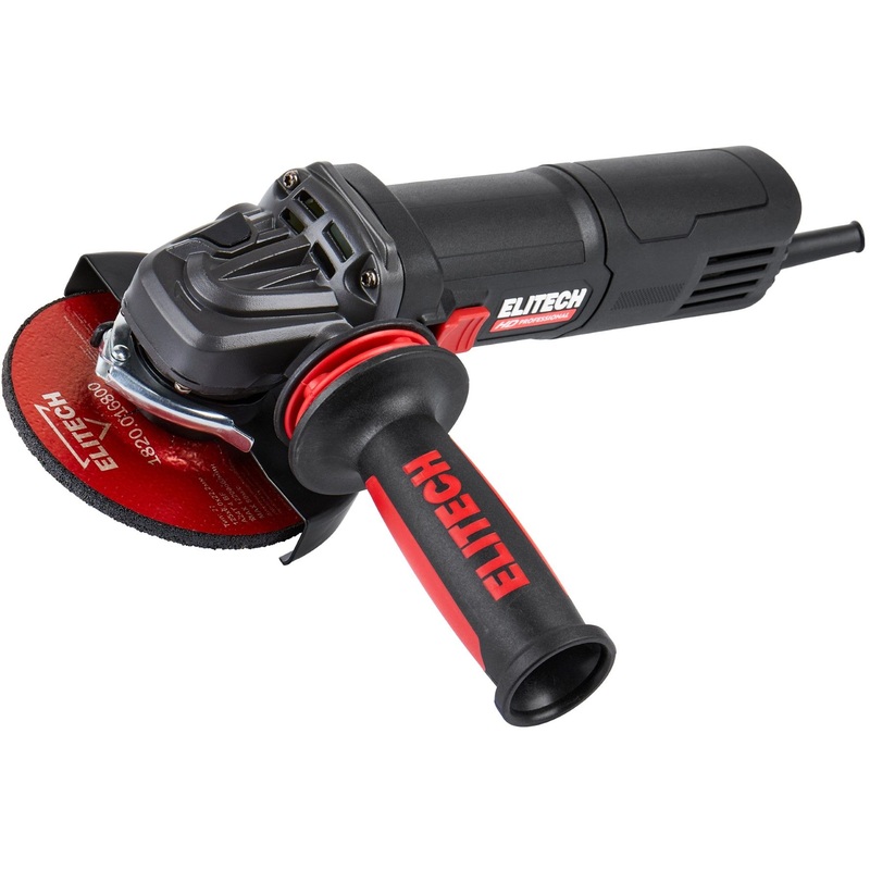 Изображение товара Угловая шлифмашина Elitech HDAG1012E 1010Вт 125мм профессиональная