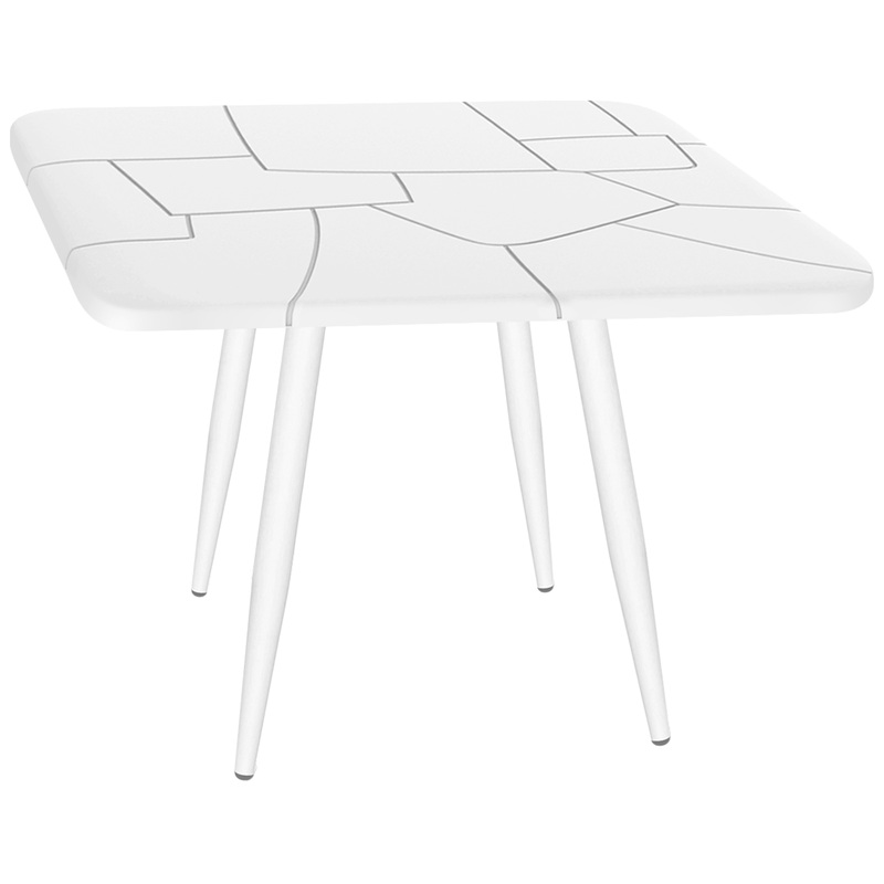 Изображение товара Стол обеденный Sheffilton SHT-TU14/TT30 белый муар (пластик/металл)