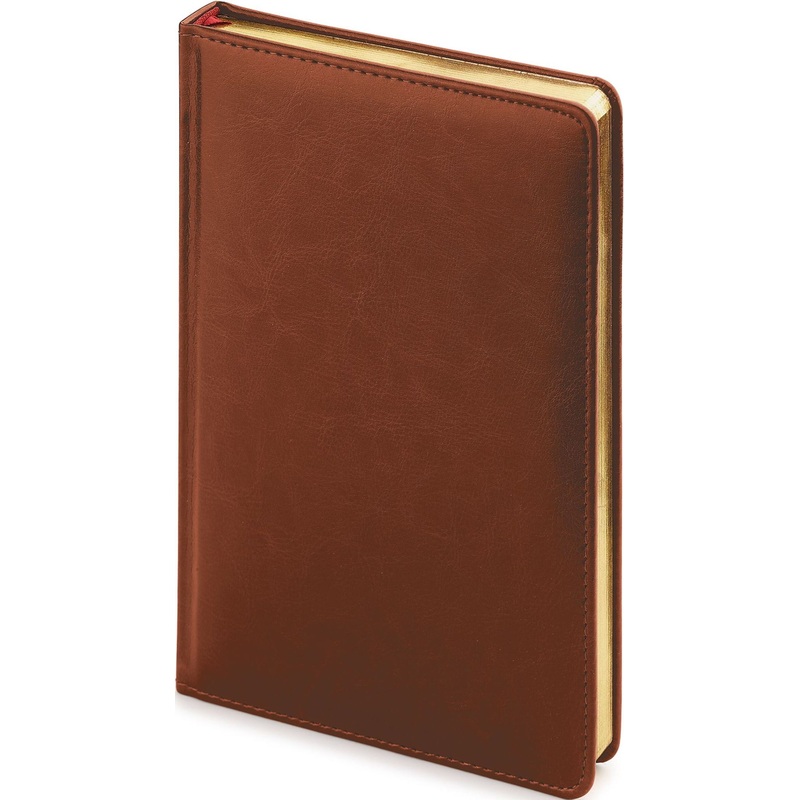 Изображение товара Ежедневник недатированный Attache Sidney Nebraska искусственная кожа А4 136 листов коричневый (золотистый обрез)
